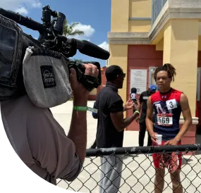 Panoramic view of Ansin field.